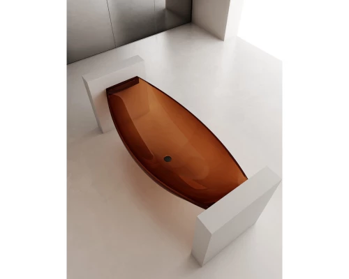 Ванна из полиэфирной смолы 180x80 см Abber Kristall AT9704Opal