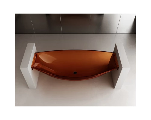 Ванна из полиэфирной смолы 180x80 см Abber Kristall AT9704Opal