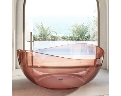 Ванна из полиэфирной смолы 150x150 см Abber Kristall AT9705Koralle