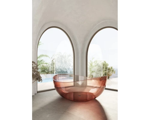 Ванна из полиэфирной смолы 150x150 см Abber Kristall AT9705Koralle