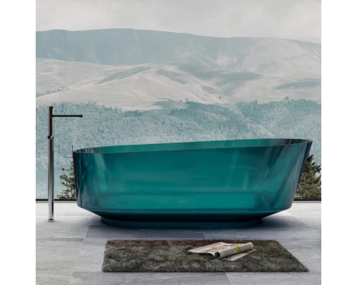 Ванна из полиэфирной смолы 170x80 см Abber Kristall AT9706Aquamarin