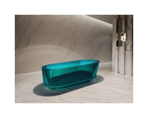 Ванна из полиэфирной смолы 170x80 см Abber Kristall AT9706Aquamarin