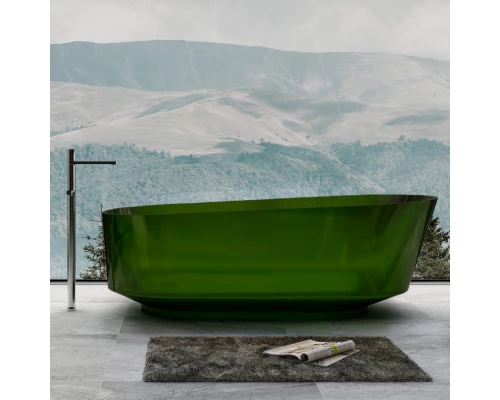 Ванна из полиэфирной смолы 170x80 см Abber Kristall AT9706Emerald