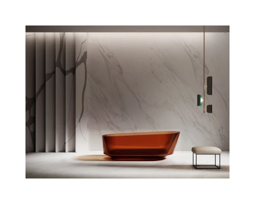 Ванна из полиэфирной смолы 170x80 см Abber Kristall AT9706Opal