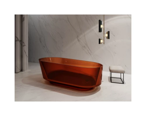 Ванна из полиэфирной смолы 170x80 см Abber Kristall AT9706Opal