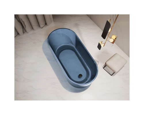 Ванна из полиэфирной смолы 170x80 см Abber Kristall AT9706Saphir