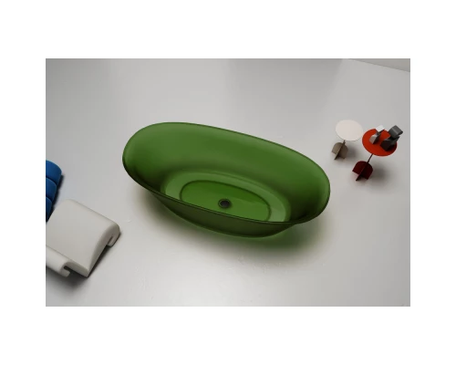 Ванна из полиэфирной смолы 170x75 см Abber Kristall AT9707Emerald