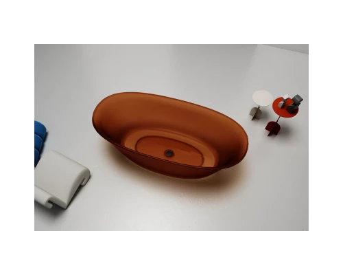 Ванна из полиэфирной смолы 170x75 см Abber Kristall AT9707Opal