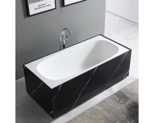 Ванна из литого мрамора 180x85 см Abber Blitz AS9501WL