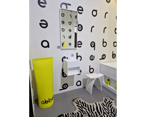 Зеркало 60x110 см белый Abber Stein AS6640L