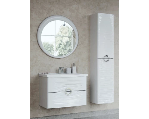 Зеркало белый глянец 70x70 см Aima Design Breeze Ligh У51938