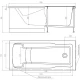 Акриловая ванна 170x75 см Alex Baitler Madin MADIN 170*75
