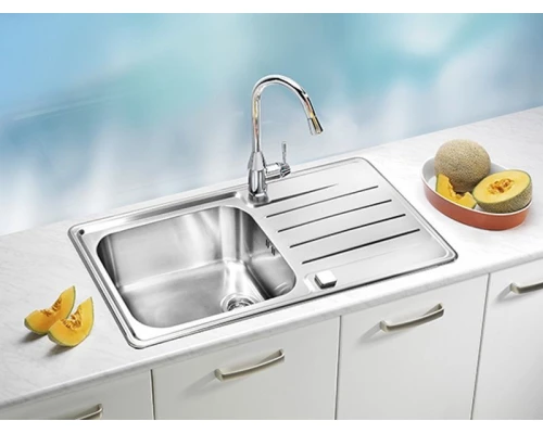 Кухонная мойка Alveus Praktik 100 LEI декоративная сталь 1097989
