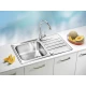Кухонная мойка Alveus Praktik 100 LEI декоративная сталь 1097989