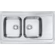 Кухонная мойка Alveus Classic Pro 80 SAT матовая сталь 1130472