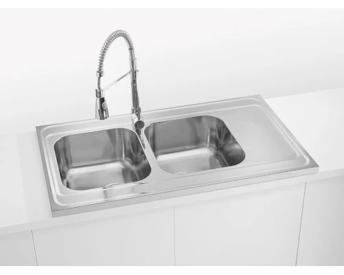 Кухонная мойка Alveus Classic Pro 80 SAT матовая сталь 1130472