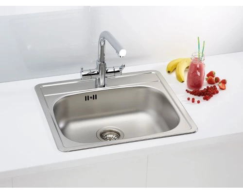 Кухонная мойка Alveus More 10 NAT полированная сталь 1106813