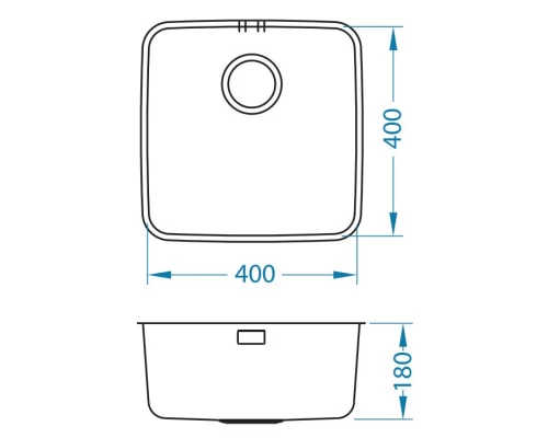 Кухонная мойка Alveus Luno 30 SAT матовая сталь 1129251