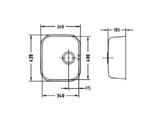 Кухонная мойка Alveus Monarch Variant 40 антрацит 1113589