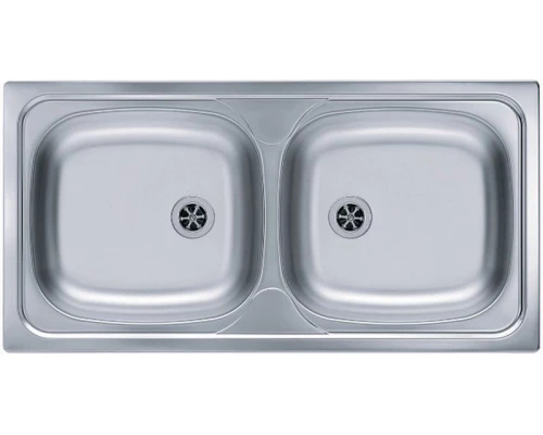 Кухонная мойка Alveus Basic 70 NAT полированная сталь 1008846
