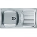 Кухонная мойка Alveus Basic 150 LEI декоративная сталь 1138029 Кухонная мойка Alveus Basic 150 LEI декоративная сталь 1138029