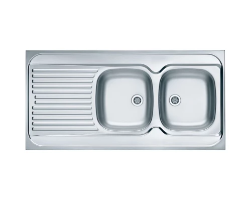 Кухонная мойка Alveus Classic 100 NAT полированная сталь 1009085