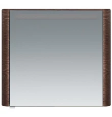 Зеркальный шкаф 80x70 см табачный дуб R Am.Pm Sensation M30MCR0801TF