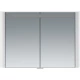 Зеркальный шкаф 100x70 см белый глянец Am.Pm Sensation M30MCX1001WG