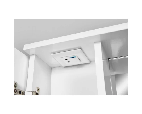 Зеркальный шкаф 65x75 см белый глянец L Am.Pm Like M80MPL0651WG