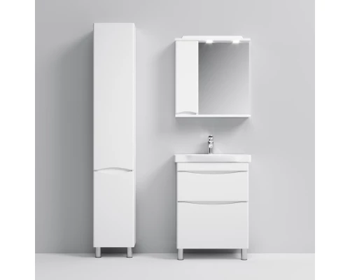 Зеркальный шкаф 65x75 см белый глянец L Am.Pm Like M80MPL0651WG