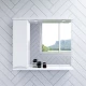 Зеркальный шкаф 65x75 см белый глянец L Am.Pm Like M80MPL0651WG