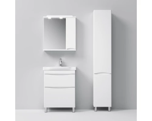 Зеркальный шкаф 65x75 см белый глянец R Am.Pm Like M80MPR0651WG