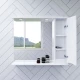 Зеркальный шкаф 65x75 см белый глянец R Am.Pm Like M80MPR0651WG
