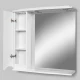 Зеркальный шкаф 80x75 см белый глянец L Am.Pm Like M80MPL0801WG