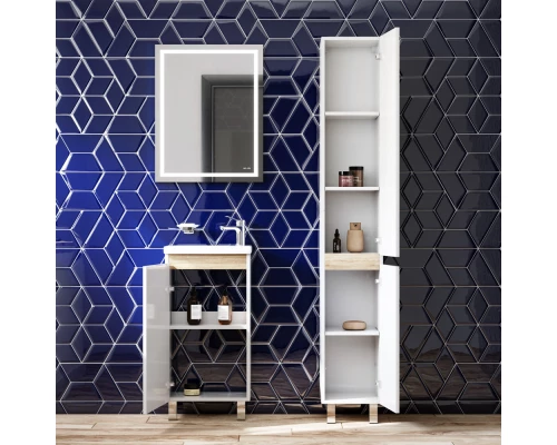 Пенал напольный белый глянец R Am.Pm X-Joy M85ACSR0306WG