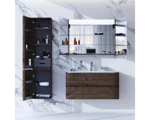 Зеркальный шкаф 100x70 см табачный дуб Am.Pm Sensation M30MCX1001TF