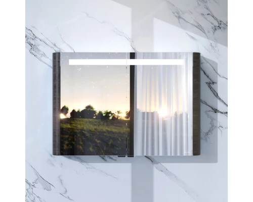 Зеркальный шкаф 100x70 см табачный дуб Am.Pm Sensation M30MCX1001TF