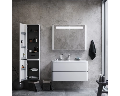 Зеркальный шкаф 100x70 см белый глянец Am.Pm Sensation M30MCX1001WG