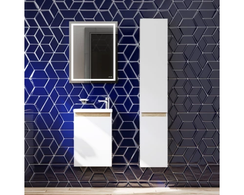 Тумба с раковиной белый глянец 45 см Am.Pm X-Joy M85AFHX0451WG + M85AWCC0452WG