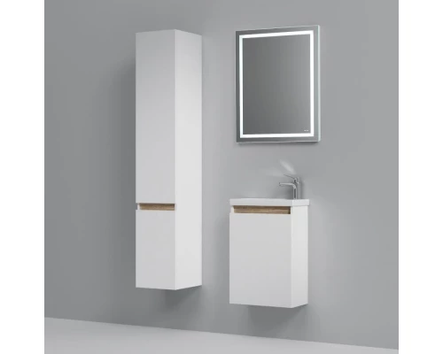 Тумба с раковиной белый глянец 45 см Am.Pm X-Joy M85AFHX0451WG + M85AWCC0452WG