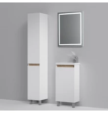 Комплект мебели белый глянец 55 см Am.Pm X-Joy M85AFSX0451WG + M85AWCC0452WG + M91AMOX0551WG