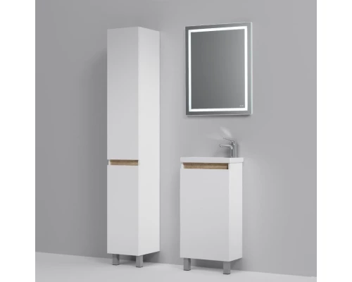 Комплект мебели белый глянец 55 см Am.Pm X-Joy M85AFSX0451WG + M85AWCC0452WG + M91AMOX0551WG