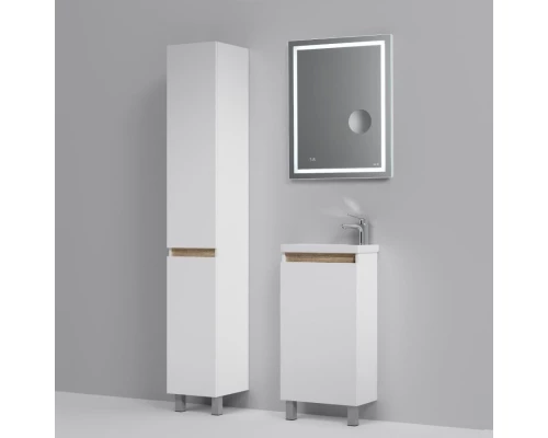 Тумба с раковиной белый глянец 45 см Am.Pm X-Joy M85AFSX0451WG + M85AWCC0452WG