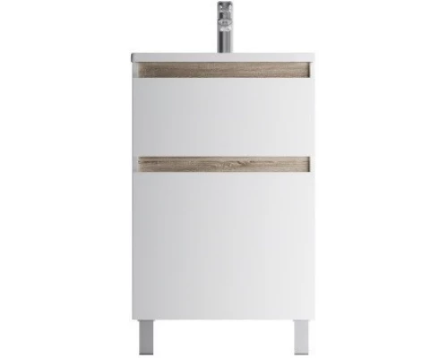 Тумба с раковиной белый глянец 45 см Am.Pm X-Joy M85AFSX0451WG + M85AWCC0452WG