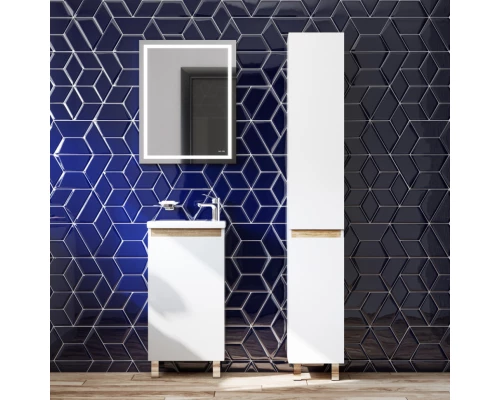 Тумба с раковиной белый глянец 45 см Am.Pm X-Joy M85AFSX0451WG + M85AWCC0452WG