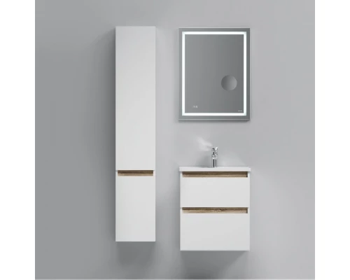 Комплект мебели белый глянец 55 см Am.Pm X-Joy M85AFHX0552WG + M85AWCC0552WG + M91AMOX0553WG