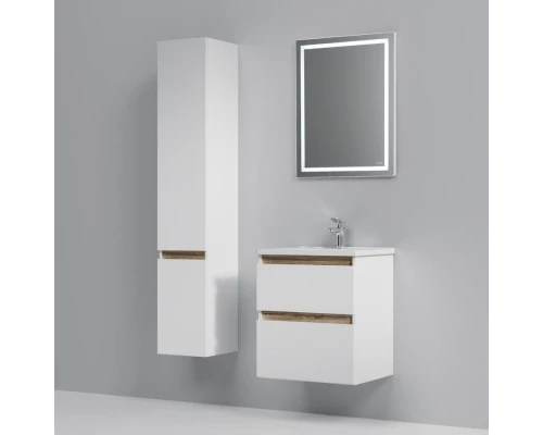 Комплект мебели белый глянец 55 см Am.Pm X-Joy M85AFHX0552WG + M85AWCC0552WG + M91AMOX0551WG