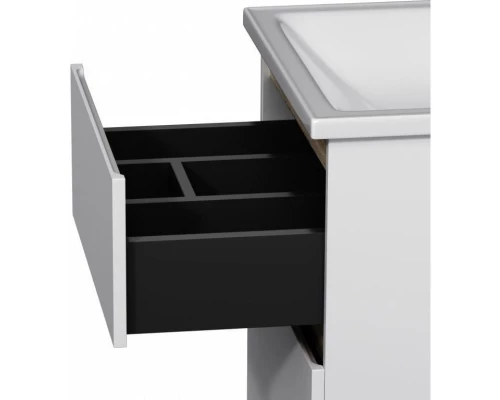 Тумба с раковиной белый глянец 55 см Am.Pm X-Joy M85AFHX0552WG + M85AWCC0552WG