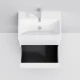 Комплект мебели белый глянец 61 см Am.Pm Gem M90FHX06022WG + M90WCC0602WG + M91AMOX0551WG