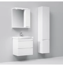 Комплект мебели белый глянец 65 см Am.Pm Like M80FHX0652WG + M80WCC0652WG + M80MPR0651WG